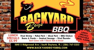 backyard bbq daytona beach fl.